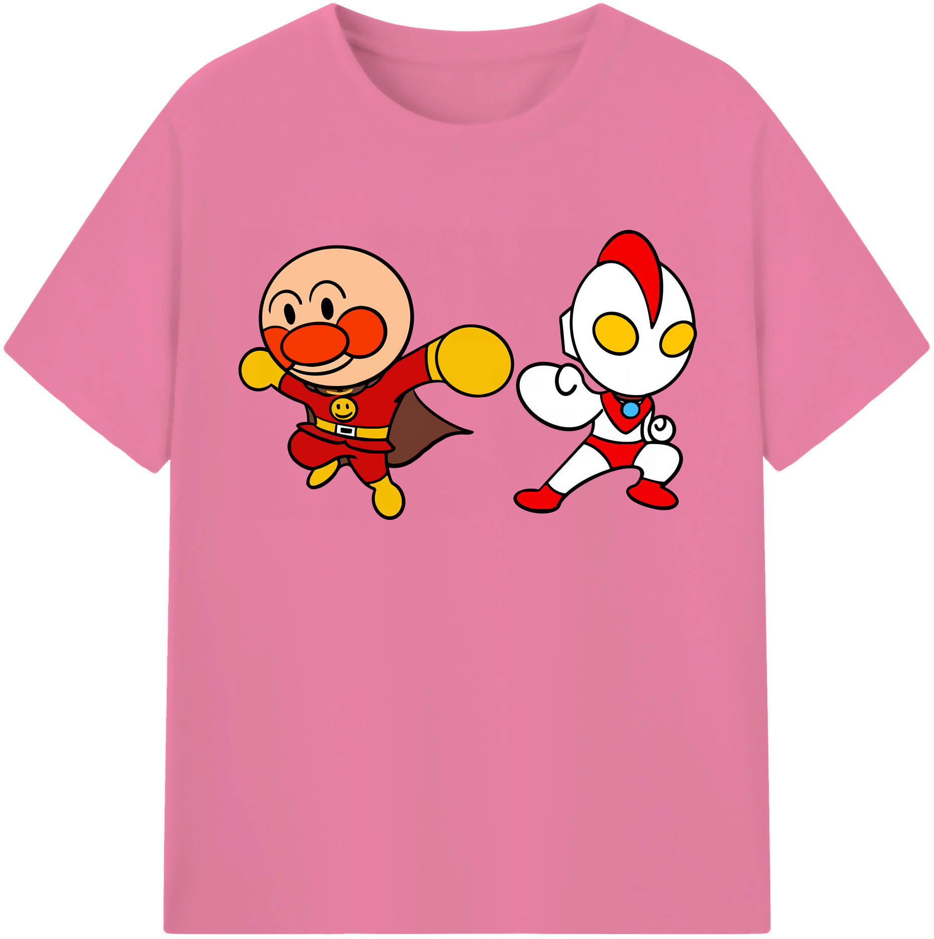 （画像用） アンパンマン Anpanman 綿100％半袖Tシャツ（フロントプリント）